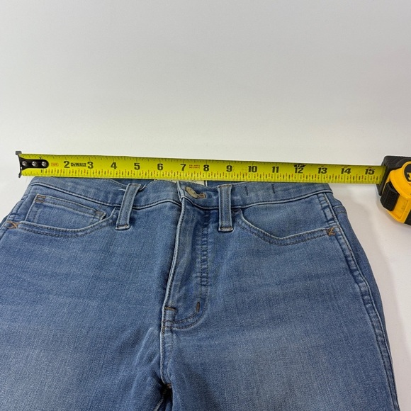 Madewell Light Blue Denim Jeans 10” High Rise Jeggings - Picture 8 of 14